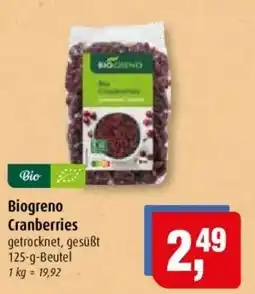 Markant Biogreno Cranberries Angebot