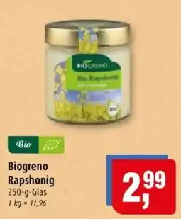 Markant Biogreno Rapshonig Angebot