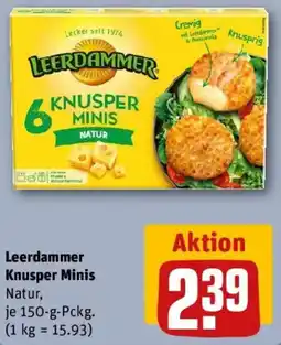 REWE Leerdammer Knusper Minis Angebot