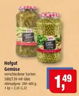 Markant Hofgut Gemüse Angebot