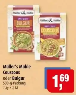 Markant Müller's Mühle Couscous oder Bulgur Angebot