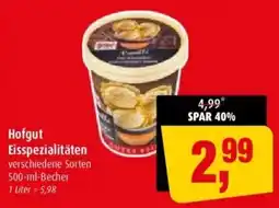 Markant Hofgut Eisspezialitäten Angebot