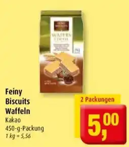 Markant Feiny Biscuits Waffeln Kakao Angebot