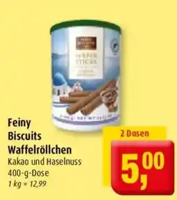 Markant Feiny Biscuits Waffelröllchen Angebot