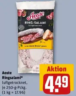 REWE Aoste Ringsalami Angebot