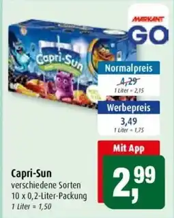 Markant Capri-Sun Angebot