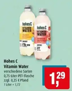 Markant Hohes C Vitamin Water Angebot