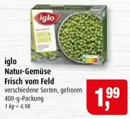 Markant iglo Natur-Gemüse Angebot