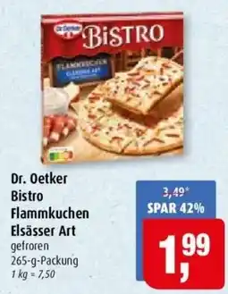Markant Dr. Oetker Bistro Flammkuchen Elsässer Art Angebot
