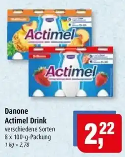 Markant Danone Actimel Drink Angebot