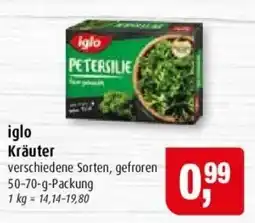 Markant iglo Kräuter Angebot
