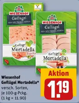 REWE Wiesenhof Geflügel Mortadella Angebot