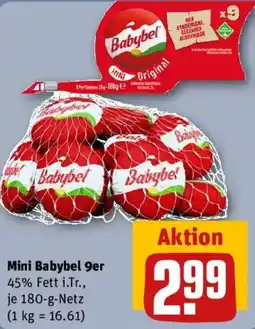 REWE Mini Babybel 9er Angebot