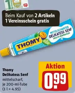 REWE Thomy Delikatess Senf Angebot