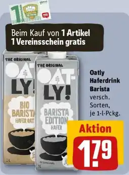 REWE Oatly Haferdrink Barista Angebot