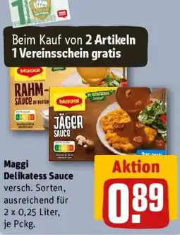 REWE Maggi Delikatess Sauce Angebot