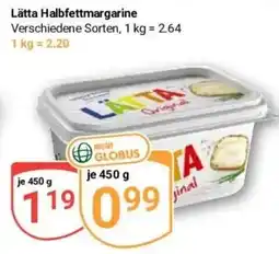 Globus Baumarkt Lätta Halbfettmargarine Angebot