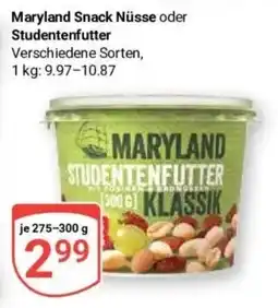 Globus Baumarkt Maryland Studentenfutter Klassik Angebot