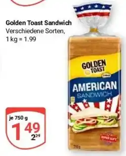 Globus Baumarkt Golden Toast American Sandwich Angebot