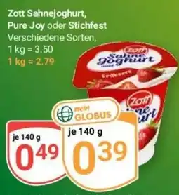 Globus Baumarkt Zott Sahnejoghurt Angebot