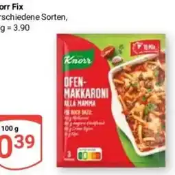 Globus Baumarkt Knorr Ofen-Makkaroni alla Mamma Angebot