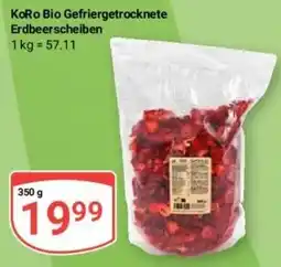 Globus Baumarkt KoRo Bio Gefriergetrocknete Erdbeerscheiben Angebot