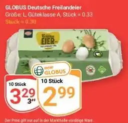 Globus Baumarkt GLOBUS Deutsche Freiland-Eier Angebot