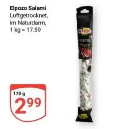 Globus Baumarkt Elpozo Salami Angebot