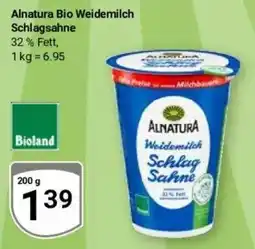 Globus Baumarkt Alnatura Bio Weidemilch Schlagsahne Angebot