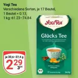 Globus Baumarkt Yogi Tea Glücks Tee Angebot