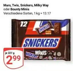 Globus Baumarkt Snickers Minis Angebot