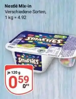 Globus Baumarkt Nestlé Mix-in Smarties Angebot