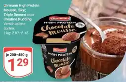 Globus Baumarkt Ehrmann High Protein Chocolate Mousse Angebot