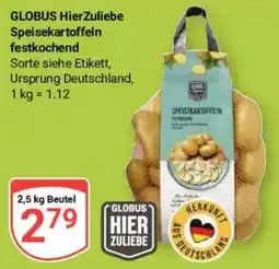 Globus Baumarkt GLOBUS HierZuliebe Speisekartoffeln festkochend Angebot