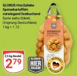 Globus Baumarkt GLOBUS HierZuliebe Speisekartoffeln Angebot