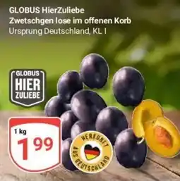 Globus Baumarkt Zwetschgen lose Angebot
