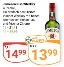 Globus Baumarkt Jameson Irish Whiskey Angebot