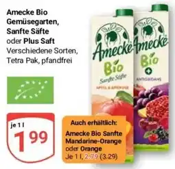Globus Baumarkt Amecke Bio Sanfte Säfte Angebot