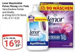Globus Baumarkt Lenor Waschmittel Angebot