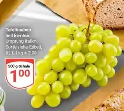 Globus Baumarkt Tafeltrauben hell kernlos Angebot
