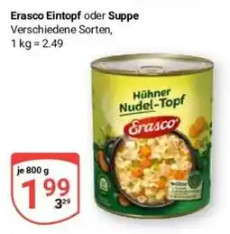 Globus Baumarkt Hühner Nudel-Topf Erasco Angebot