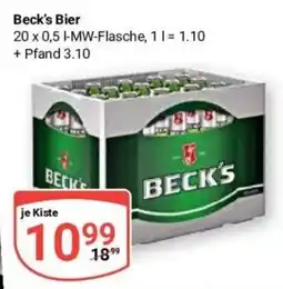 Globus Baumarkt Beck's Bier Angebot