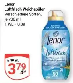 Globus Baumarkt Lenor Luftfrisch Weichspüler Angebot