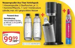 Globus Baumarkt Wassersprudler Duo Titan Angebot