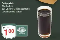 Globus Baumarkt Softgetränk Angebot