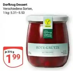 Globus Baumarkt Dorfkrug Dessert Rote Grütze Angebot