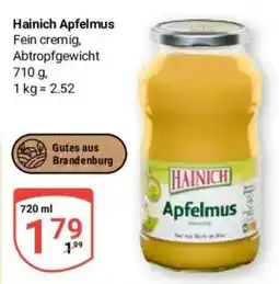Globus Baumarkt Hainich Apfelmus Angebot