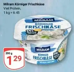 Globus Baumarkt Milram Körniger Frischkäse Angebot