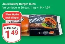 Globus Baumarkt Jaus Bakery Burger-Buns Angebot