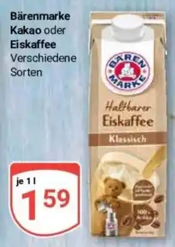 Globus Baumarkt Bärenmarke Halbbarer Eiskaffee Angebot